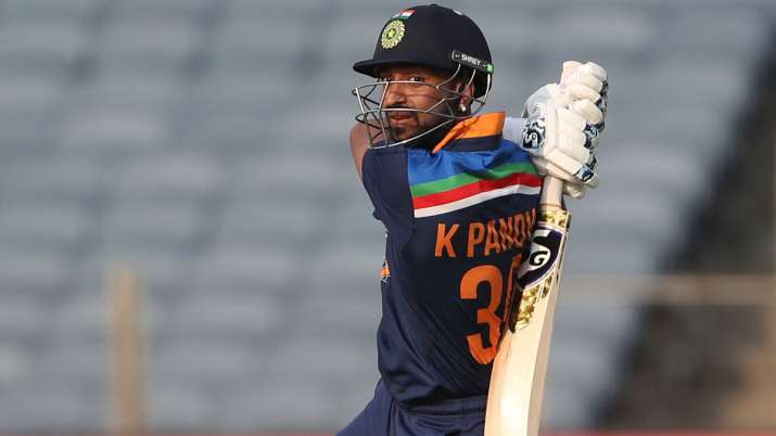 Krunal Pandya out of the T20 series against Sri Lanka, will not be able to return home with the Indi Krunal Pandya out of the T20 series against Sri Lanka, will not be able to return home with the Indi- India TV Hindi