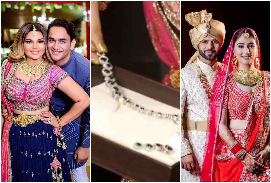 Rakhi Sawant gifts diamond set to Disha Parmar Rakhi Sawant gifts diamond set to Disha Parmar - India TV Hindi