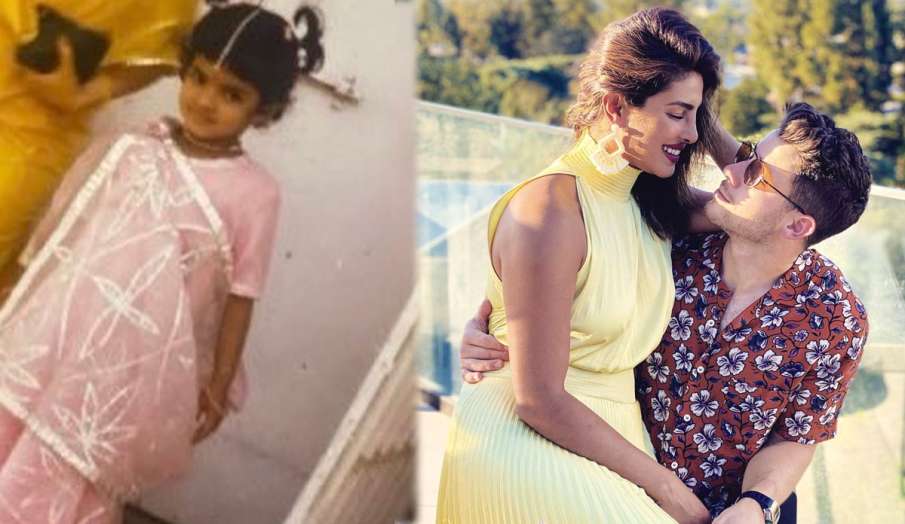 nick jonas wishes wife priyanka chopra on her birthday shares childhood photo on instagram and wrote nick jonas wishes wife priyanka chopra on her birthday shares childhood photo on instagram and wrote- India TV Hindi