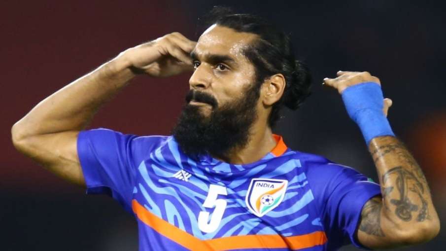 sandesh jhingan named aiff footballer of the year sandesh jhingan named aiff footballer of the year- India TV Hindi