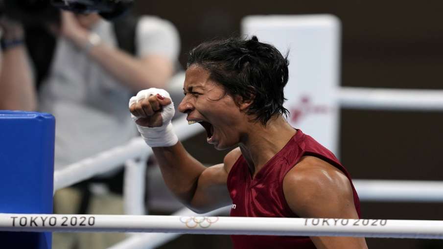 Lovlina Borgohain PM congratulates boxer on winning bronze medal at Olympics 'बॉक्सिंग रिंग में लवली- India TV Hindi