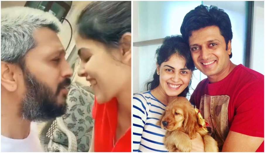 Riteish Deshmukh wishes wife Genelia Deshmukh on her birthday watch instagram video Riteish Deshmukh wishes wife Genelia Deshmukh on her birthday watch instagram video - India TV Hindi