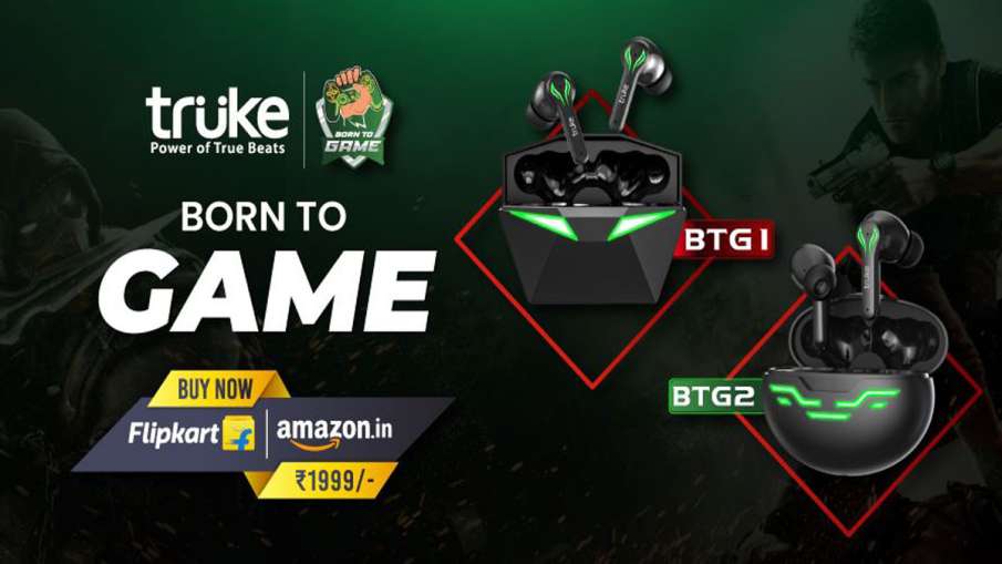 Truke ने गेमिंग ट्रू वायरेलस ईयरबड्स BTG 1, BTG 2 को किया लॉन्च, देखें कीमत- India TV Paisa