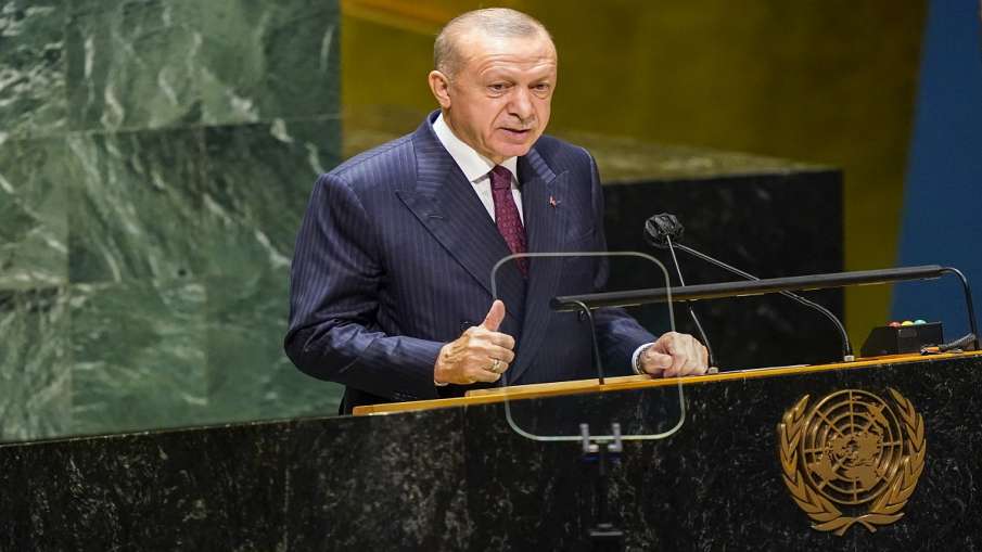 Turkey raises kashmir issue in UNGA तुर्की ने UNGA में फिर अलापा कश्मीर का राग Turkey raises kashmir issue in UNGA तुर्की ने UNGA में फिर अलापा कश्मीर का राग- India TV Hindi