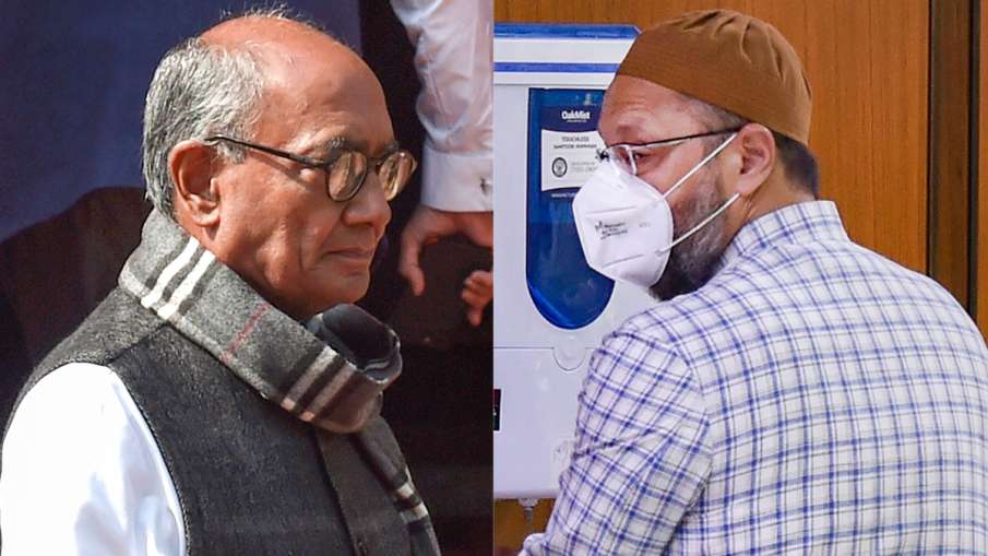 Digvijaya Singh, Digvijaya Singh Asaduddin Owaisi, Digvijaya Singh AIMIM, Digvijaya Singh BJPP Digvijaya Singh, Digvijaya Singh Asaduddin Owaisi, Digvijaya Singh AIMIM, Digvijaya Singh BJPP- India TV Hindi
