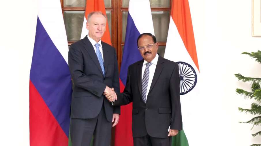 Afghanistan crisis: NSA Ajit Doval holds talks with Russia's NSA Nikolai Patrushev Afghanistan crisis: NSA Ajit Doval holds talks with Russia's NSA Nikolai Patrushev- India TV Hindi