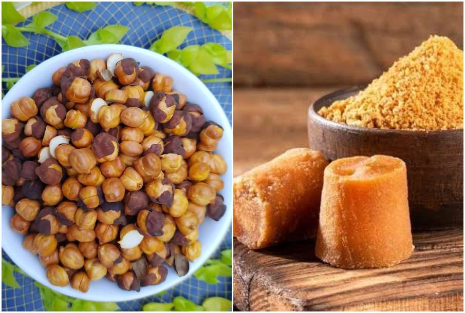 Bhuna Chana and jaggery Bhuna Chana and jaggery- India TV Hindi
