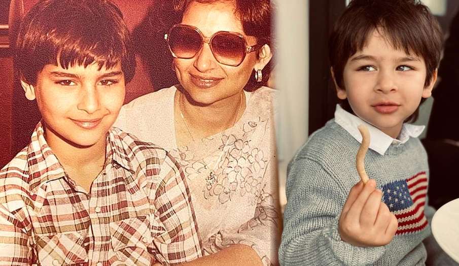 saba pataudi shares saif ali khan and sharmila tagore old pic wrote Mother & Son Framed together For saba pataudi shares saif ali khan and sharmila tagore old pic wrote Mother & Son Framed together For- India TV Hindi