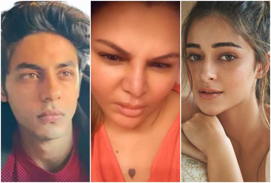 Aryan Khan, Rakhi and Ananya Aryan Khan, Rakhi and Ananya - India TV Hindi