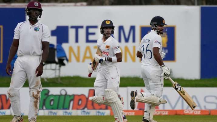 SL vs WI 2nd Test: Sri Lanka scored 113/1 on the first day on the basis of Nisanka's unbeaten half-c- India TV Hindi