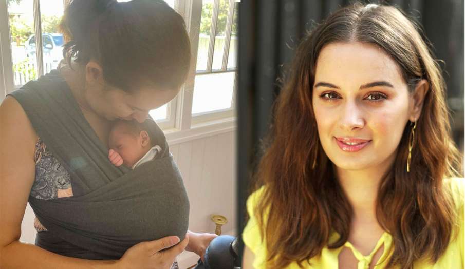 Evelyn Sharma gives birth daughter ava rania bhindi shares first pic on instagram - India TV Hindi
