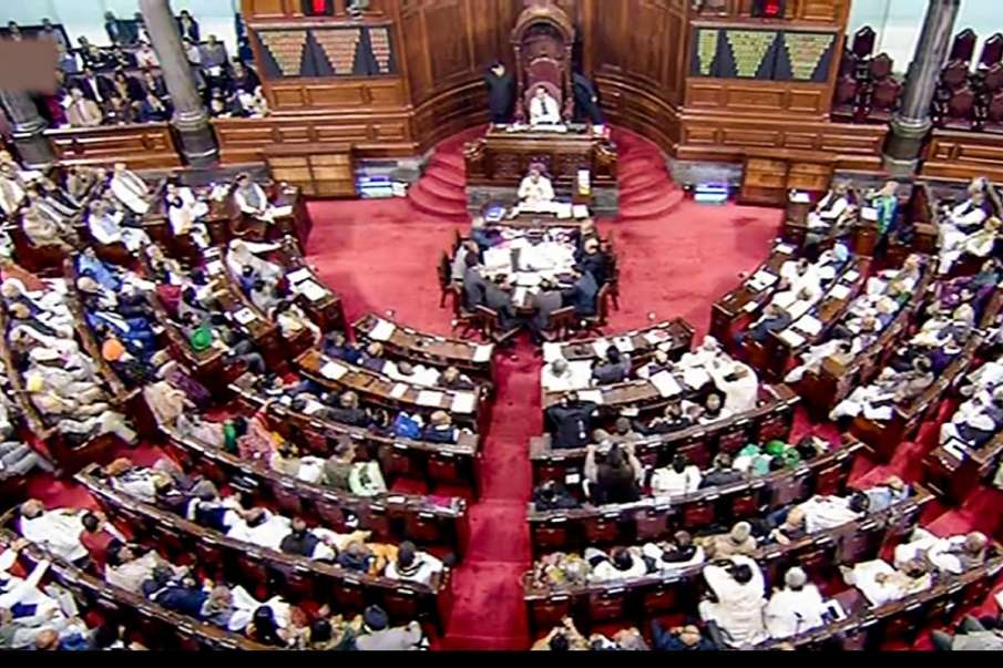 12 MPs suspended from Rajya Sabha for disrupting Monsoon Session of Parliament- India TV Hindi