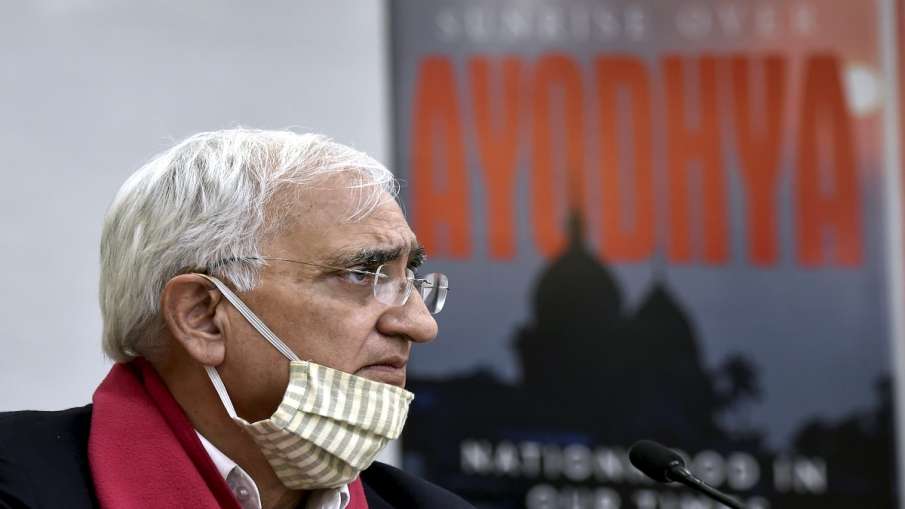 Senior Congress leader Salman Khurshid during the release of his book "Sunrise Over Ayodhya: Nationh Senior Congress leader Salman Khurshid during the release of his book "Sunrise Over Ayodhya: Nationh- India TV Hindi