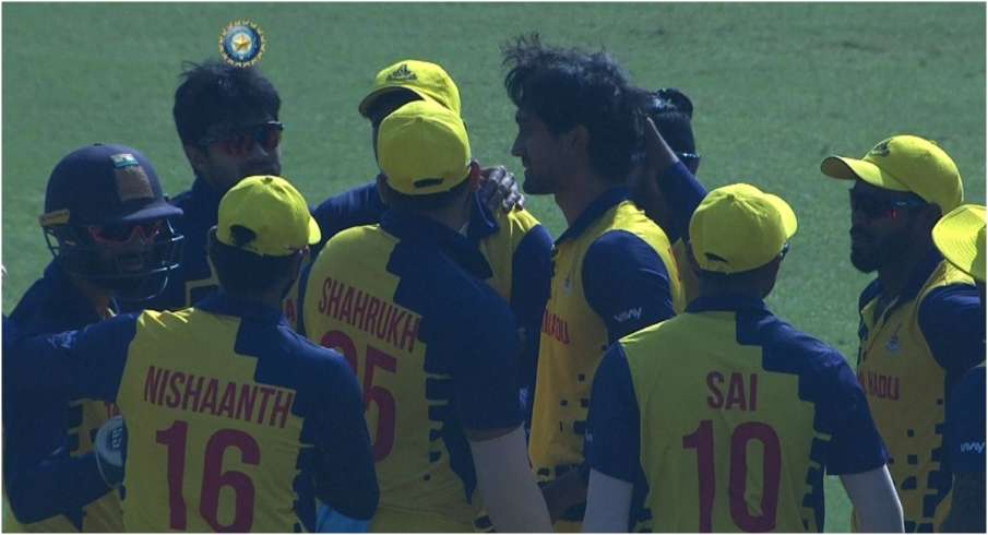 Syed Mushtaq Ali Trophy 2021-22, Tamil Nadu vs Karnataka, sports, cricket, Shahrukh khan, Manish pan Syed Mushtaq Ali Trophy 2021-22, Tamil Nadu vs Karnataka, sports, cricket, Shahrukh khan, Manish pan- India TV Hindi