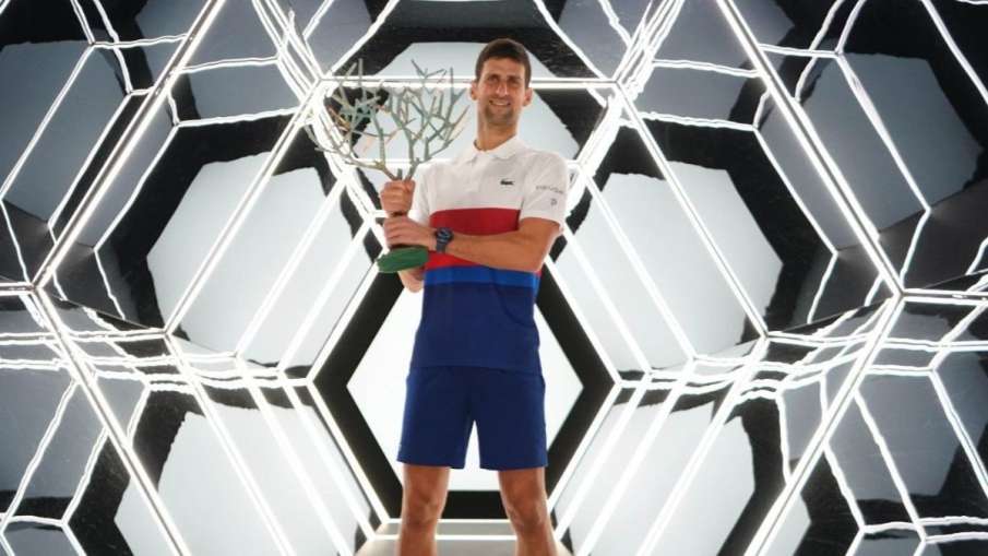 novak djokovic wins his sixth paris masters novak djokovic wins his sixth paris masters- India TV Hindi