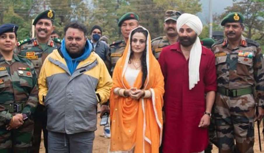 Sunny Deol And Ameesha Patel Started Gadar 2 Shooting see latets shoot photos- India TV Hindi