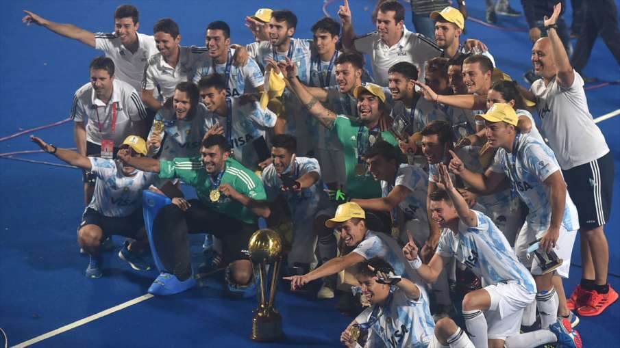 Jr Hockey World Cup 2021 Argentina beat six-time champions Germany 4-2 to win the title- India TV Hindi
