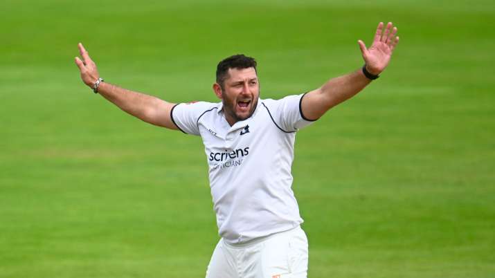 Tim Bresnan while making an appeal during a domestic game (File Photo)- India TV