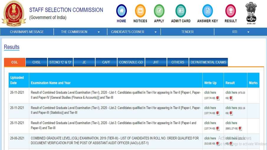 SSC CPO Paper 2 Result 2021: दिल्‍ली पुलिस और CAPF में सब-इंस्पेक्टर पेपर-2 का परिणाम जारी, ऐसे करें- India TV Hindi