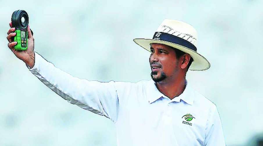 south african umpire alaudiin palekar has umpired in...- India TV Hindi