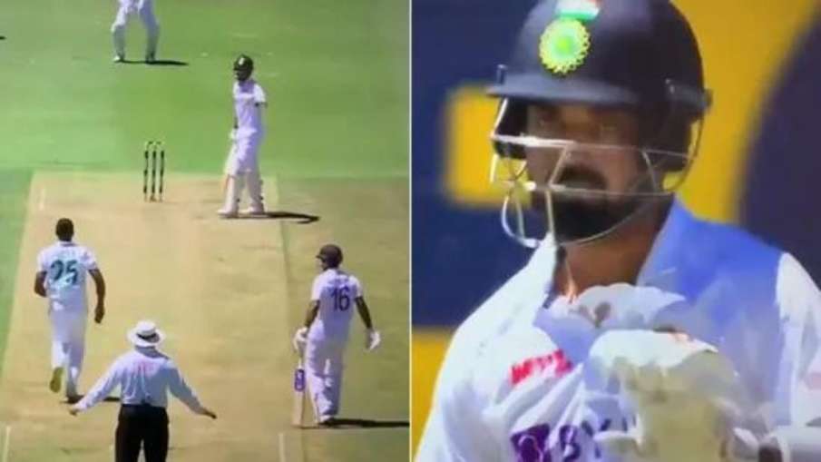 Video: Umpire warns KL Rahul for late pullout against...- India TV Hindi
