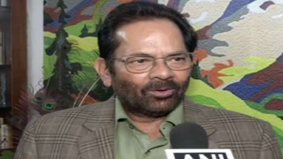 Mukhtar abbas naqvi, Minister of India- India TV Hindi