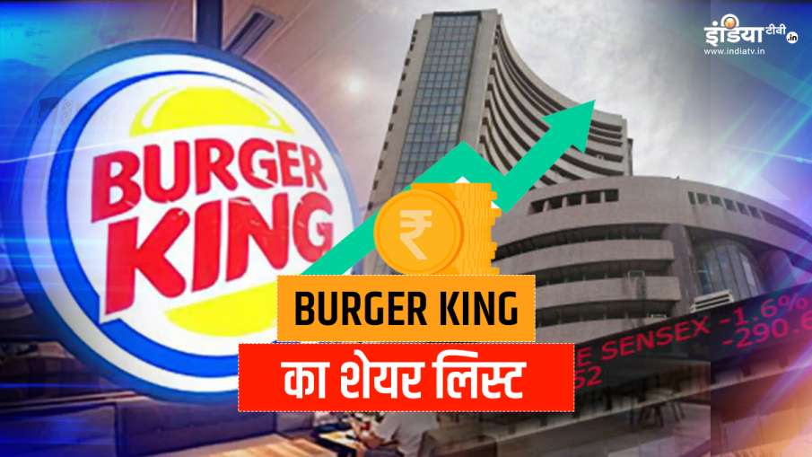Burger King's share Listed on BSE NSE price- India TV Paisa