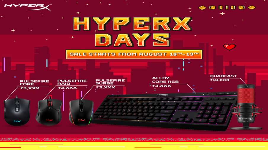 Amazon पर HyperX days sale, गेमिंग प्रोडेक्ट 51 फीसदी सस्ते में खरीदने का मौका- India TV Hindi