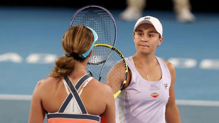 File image of Ashleigh Barty and Danielle Collins- India TV Hindi
