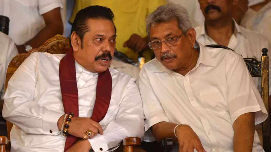 Sri Lankan President Gotabaya Rajapaksa with brother Mahinda Rajapaksa- India TV Hindi