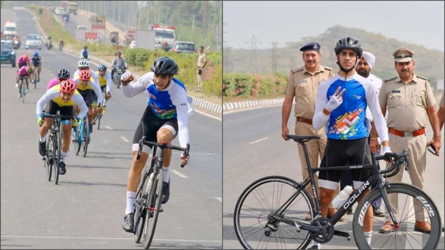  Adil Altaf Wins First Cycling Gold for Jammu and Kashmir - India TV Hindi