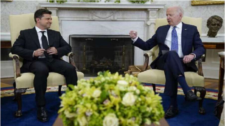 US President Joe Biden and Ukrainian President Volodymyr Zelensky- India TV Hindi