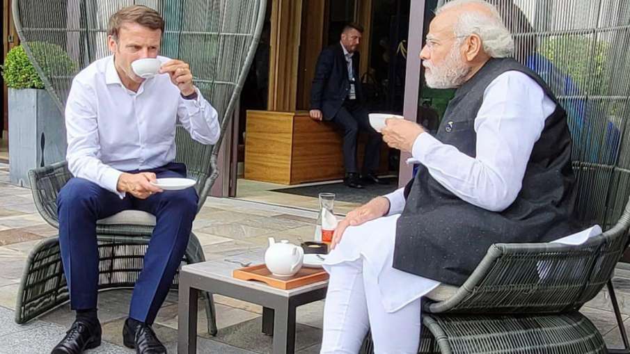 PM Modi and French President Emmanuel Macron- India TV Hindi News