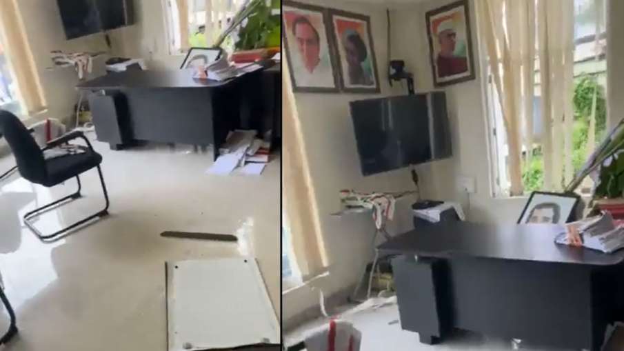 Rahul Gandhi's office in Wayanad vandalized- India TV Hindi News