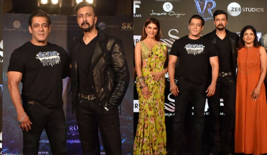 Salman Khan arrives at the promotion event of 'Vikrant Rona' - India TV Hindi News