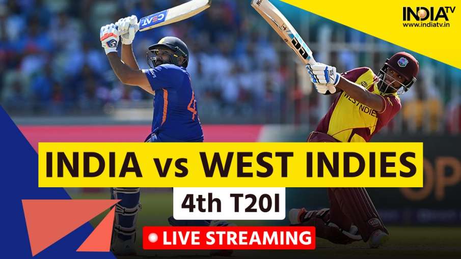 IND vs WI 4th T20I LIVE STREAMING- India TV Hindi News