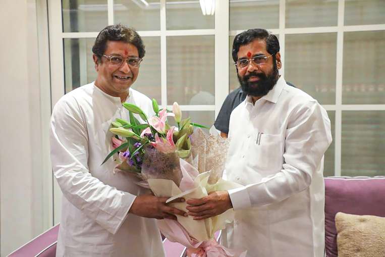 MNS chief Raj Thackeray and Maharashtra CM Eknath Shinde - India TV Hindi News