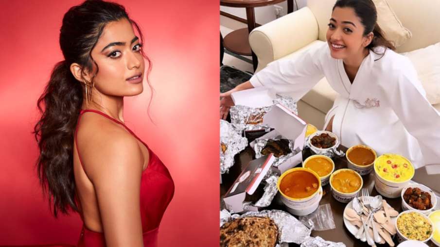 Rashmika Mandanna Enjoys Meal In Delhi- India TV Hindi