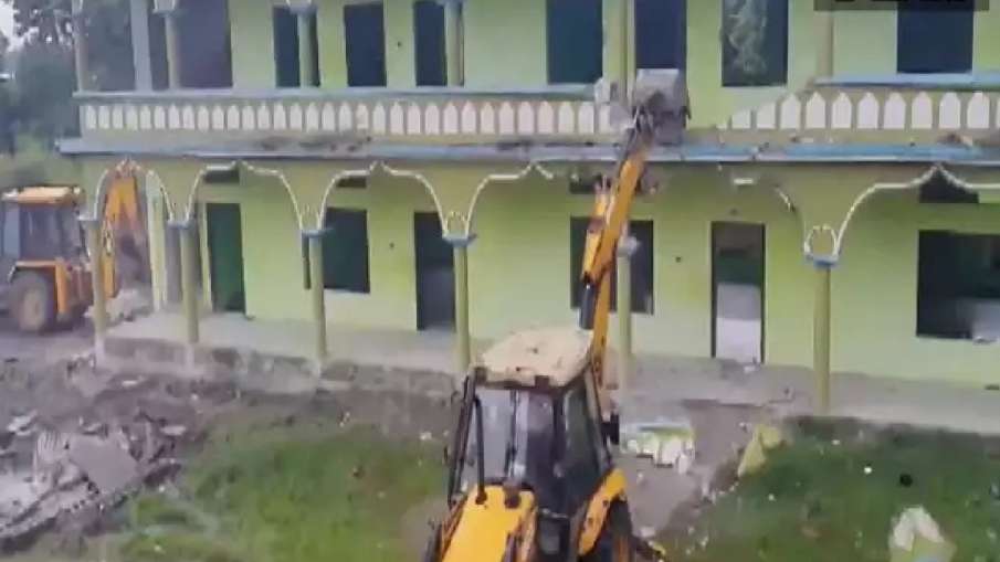 The demolition of Markjul Ma-Arif Quariana Madrasa- India TV Hindi News