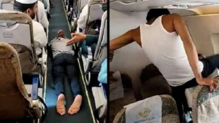 Man tries to offer namaz in flight gets violent when stopped- India TV Hindi News