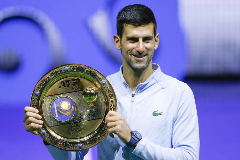 Novak Djokovic, Astana open, Stefanos tsitsipas - India TV Hindi News