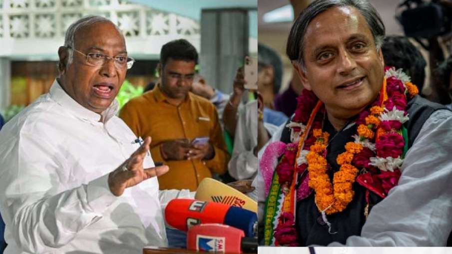 Mallikarjun Kharge and Shashi Tharoor in fight for Congress President- India TV Hindi
