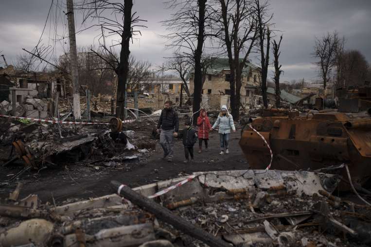 रूस के हमले में तबाह यूक्रेन (फाइल फोटो)- India TV Hindi