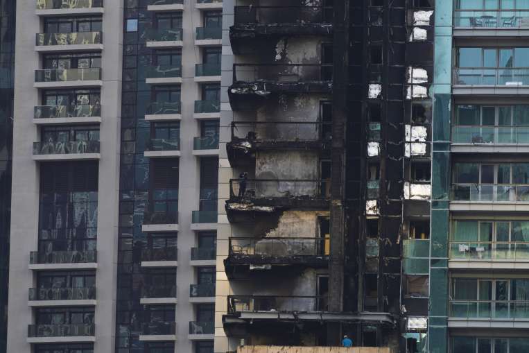 दुबई की इमारत में लगी आग (फाइल फोटो)- India TV Hindi News