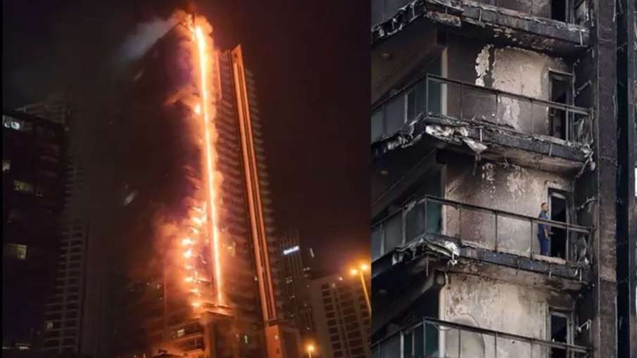 दुबई की 35 मंजिला इमारत में लगी आग - India TV Hindi