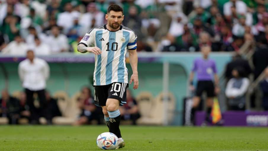 Lionel Messi during Argentina vs Saudi Arabia match at the...- India TV Hindi