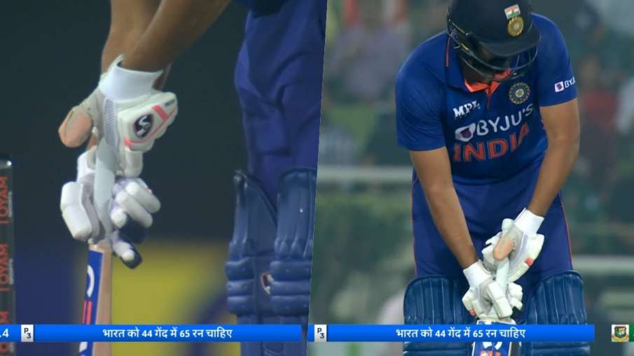Rohit Sharma batting with injured thumb- India TV Hindi