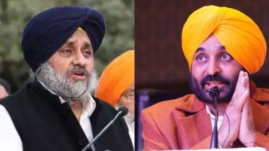 Sukhbir Singh Badal and Bhagwant Mann, Sukhbir Singh Badal News, Sukhbir Singh Badal Akali Dal- India TV Hindi