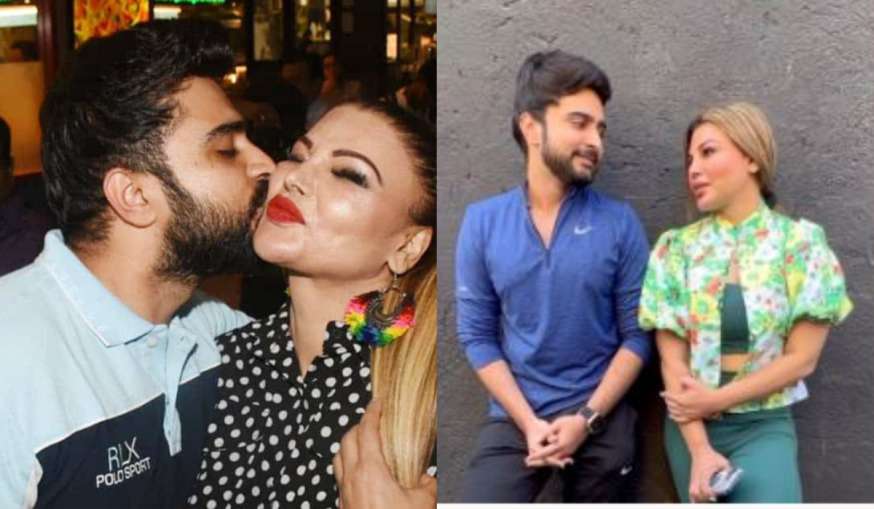  rakhi sawant did romance with adil khan durrani in a public place her mother in danger - India TV Hindi