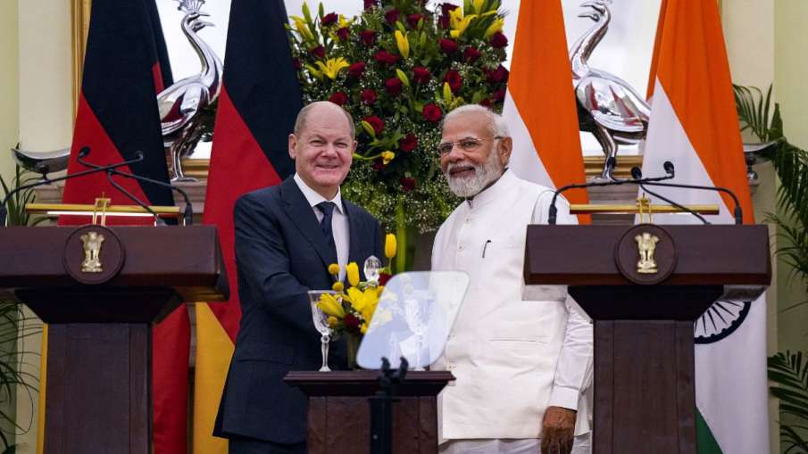 PM Modi with German Chancellor Olaf Scholz - India TV Hindi